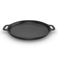 Sartén Pan-14inch de la pizza del arrabio para cocinar, hornear, utensilios de cocina durables